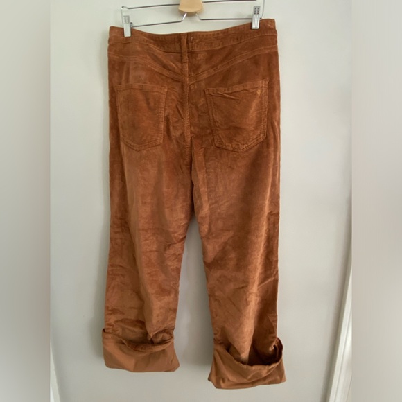 anthropologie The Scotty Cuffed High-Rise Straight-Leg Jeans by Pilcro 32 - Picture 5 of 6